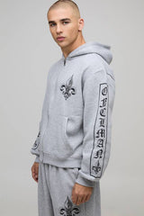 Oversized Boxy Ofcl Man Zip Through Hoodie