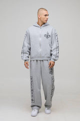 Oversized Boxy Ofcl Man Zip Through Hoodie