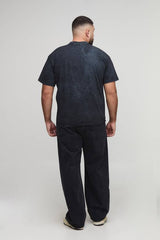 Plus Rigid Star Distressed Relaxed Fit Jeans