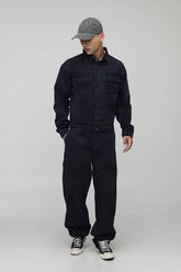 Long Sleeve Relaxed Fit Cargo Boilersuit