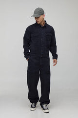 Long Sleeve Relaxed Fit Cargo Boilersuit