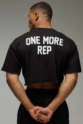 One More Rep Short Cropped Sleeve Sweat