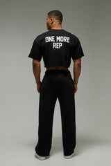 One More Rep Short Cropped Sleeve Sweat