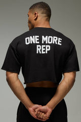 One More Rep Short Cropped Sleeve Sweat