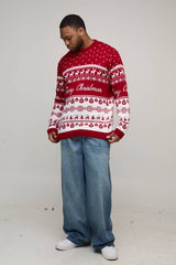 Plus Merry Christmas Fair Isle Relaxed Jumper