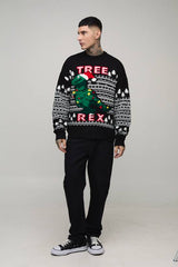Tall Tree Rex Relaxed Christmas Jumper