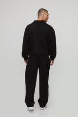 Oversized Boxy Per Sempre Heavyweight Collared Sweatshirt