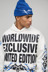 Oversized Boxy Worldwide Exclusive Flame Hoodie