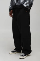 Tall Balloon Fit Half & Half Waistband Washed Twill Trouser
