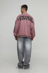Relaxed Boxy Moto Fluffy Jacquard Knitted Cardigan