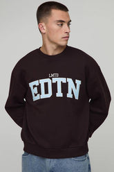 Oversized Boxy Lmtd Edtn Applique Sweatshirt