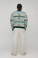 Man Oversized Boxy Fairisle Christmas Knitted Jumper