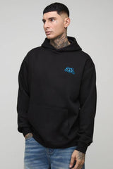 Tall Oversized Gothic Renaisance Rhinestone Graphic Hoodie