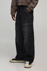 Super Baggy Cargo Pocket Denim Jeans