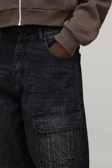 Super Baggy Cargo Pocket Denim Jeans