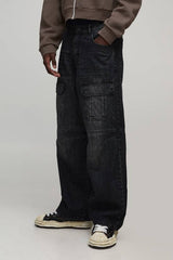 Super Baggy Cargo Pocket Denim Jeans