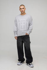 Super Baggy Washed Carpenter Hardware Detail Jeans