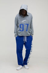 Straight Fit Worldwide Applique Jogger