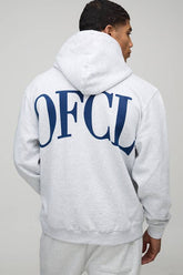 Oversized Ofcl Varsity Large Scale Collegiate Hoodie