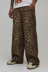 Extreme Baggy Animal Print Trouser