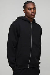 Essential Oversized Zip Through Hoodie