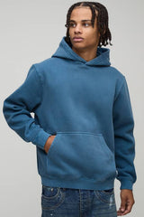 Relaxed Fit Montreux Switzerland Mountain Alps Washed Graphic Hoodie