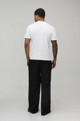 Baggy Fit Pleat Front Tailored Trousers