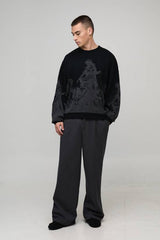 Oversized Renaissance Jacquard Knitted Jumper