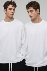 2 Pack Essential Oversized Fit Long Sleeve T-Shirt