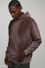 Oversized Spray Wash Over the Head Hoodie