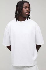 Essential Oversized Boxy Extended Neck T-Shirt