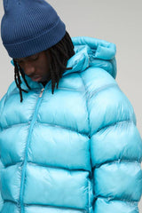 Oversized Ripstop Translucent Duvet Puffer Jacket