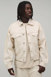 Oversized Boxy Denim Co-Ord Jacket