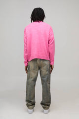Oversized Boxy Fluffy Knitted Cardigan