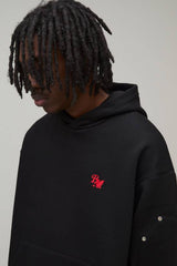 Oversized Boxy BM Panelled Hoodie