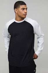 Oversized Raglan Long Sleeve T-Shirt