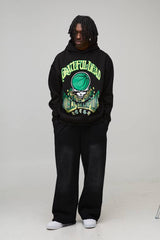 Oversized Grateful Dead License Printed Hoodie