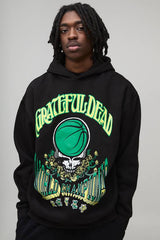 Oversized Grateful Dead License Printed Hoodie