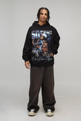 Oversized 50 Cent License Printed Hoodie