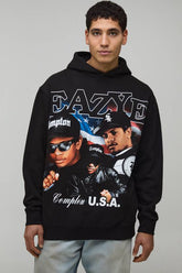 Oversized Eazy-E License Printed Hoodie