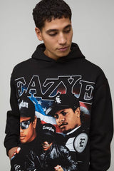Oversized Eazy-E License Printed Hoodie