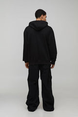 Oversized Aaliyah License Printed Hoodie