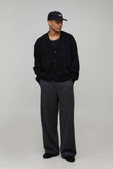 Essential Oversized Boxy Soft Touch Knitted Cardigan