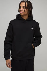 Relaxed Floral Japan Print Hoodie