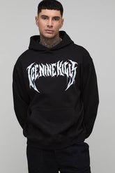 Tall Oversized Ice Nine Kills License Printed Hoodie