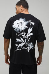 Oversized Floral Printed T-Shirt