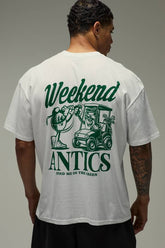 Golf Weekend Antics Oversized T-Shirt
