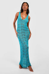 Crochet Scallop Scoop Beach Dress