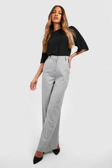 Pleat Sleeve Woven Blouse