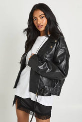 Fur Lined Biker Jacket